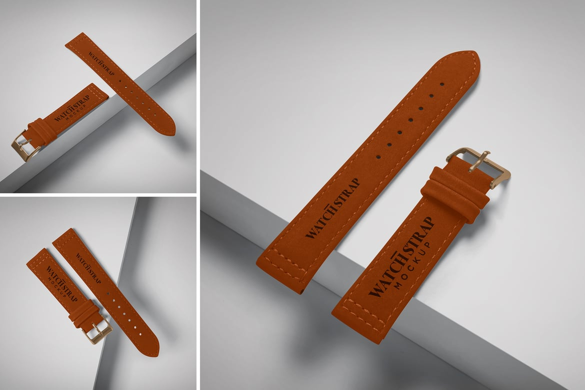 Leather Watch Strap Mockup（499630）-技能树